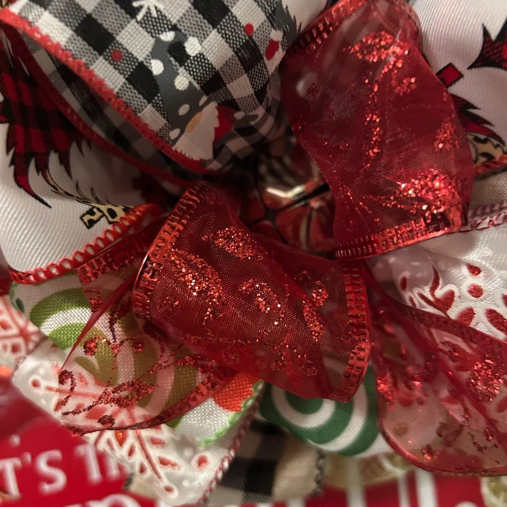 Christmas wreath/it’s the most wonderful time of the year